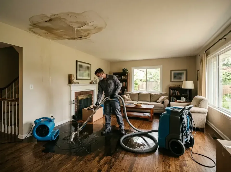 attic-pipe-burst-ceiling-drip-008 — frequently asked questions, Water Damage Restoration & Carpet Care in Holiday Island, AR